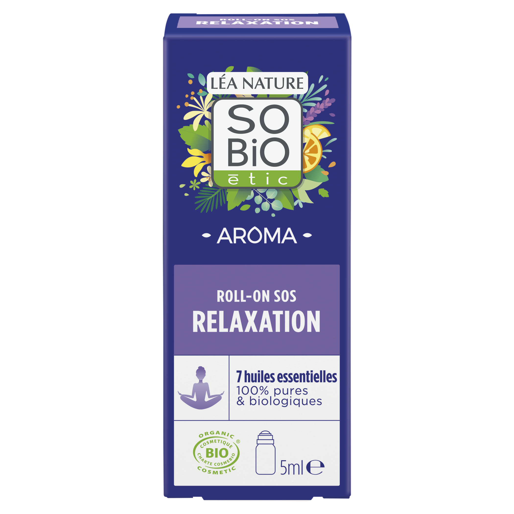 Roll-on SOS Relaxation bio aux 7 huiles essentielles Bio - SO BIO ETIC