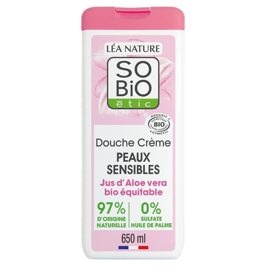 boho cosmetics Vente Douche crème peaux sensibles à l'Aloe vera - Douches