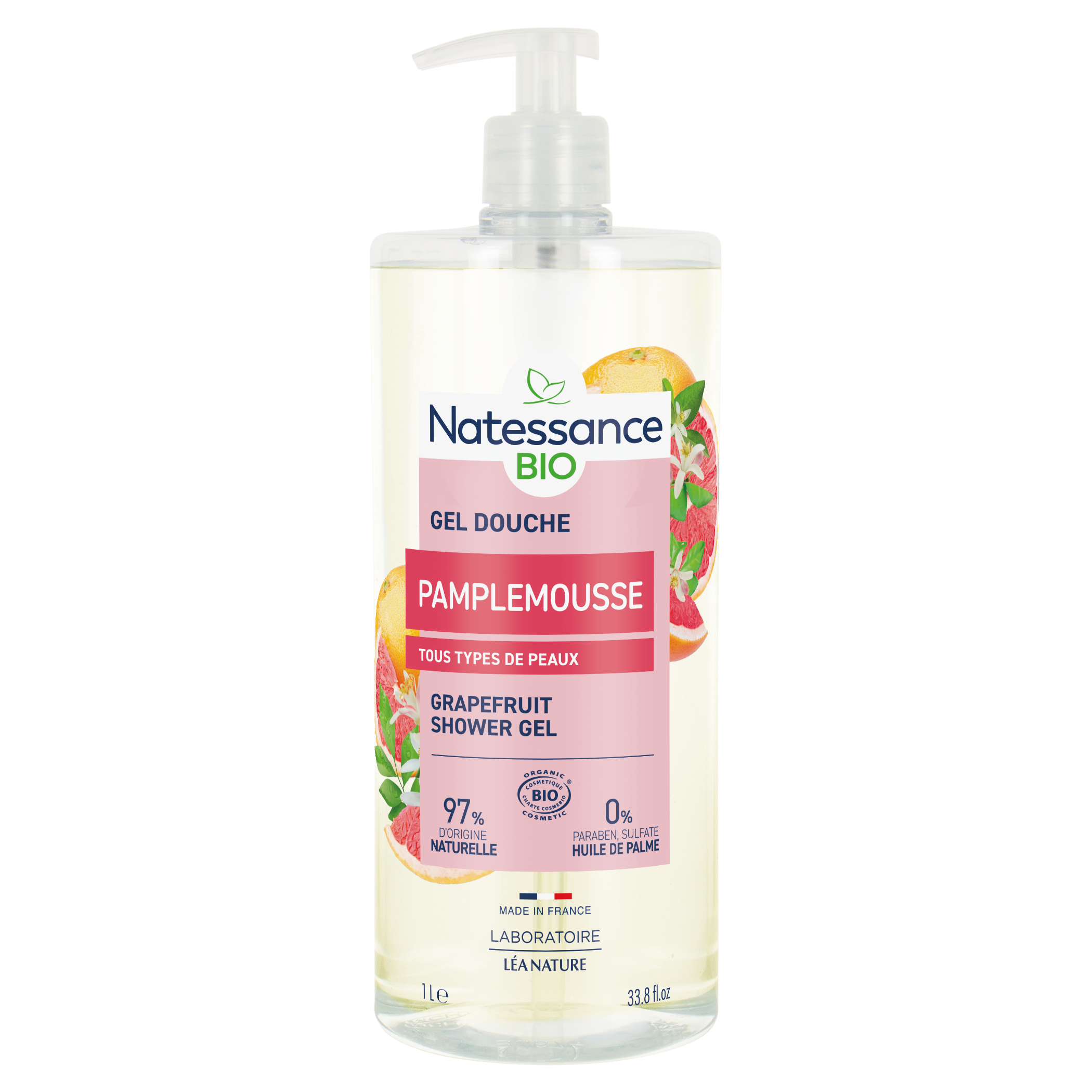 Gel douche Pamplemousse - NATESSANCE