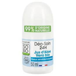 Déo-soin rechargeable Tolérance + Aloe Vera bio - SO BIO ETIC