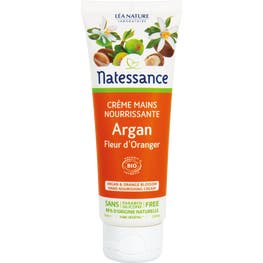 Crème mains nourrissante Argan Fleur d’Oranger - 75 ml - NATESSANCE