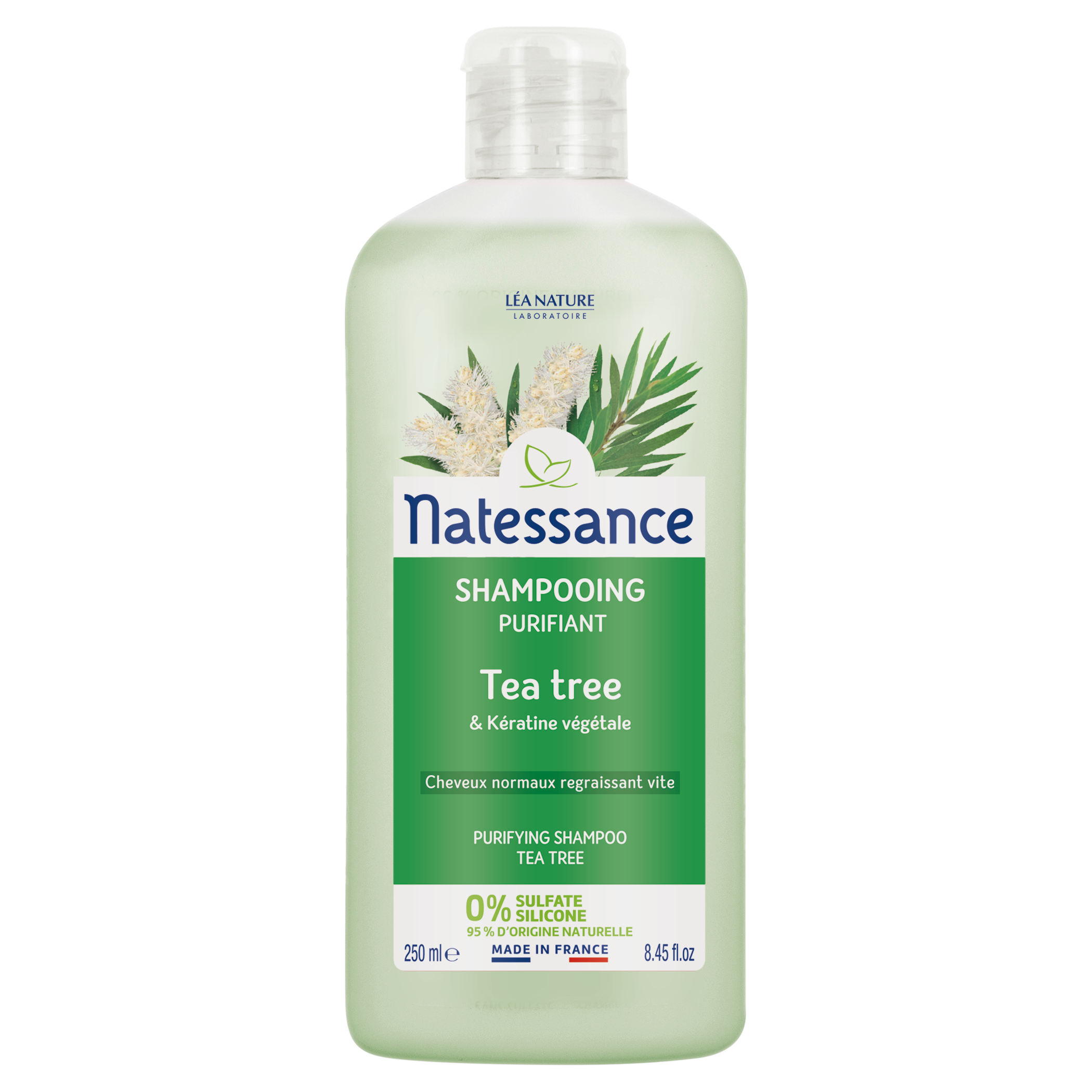 Direct Usine - Shampooing équilibrant purifiant Tea tree - NATESSANCE