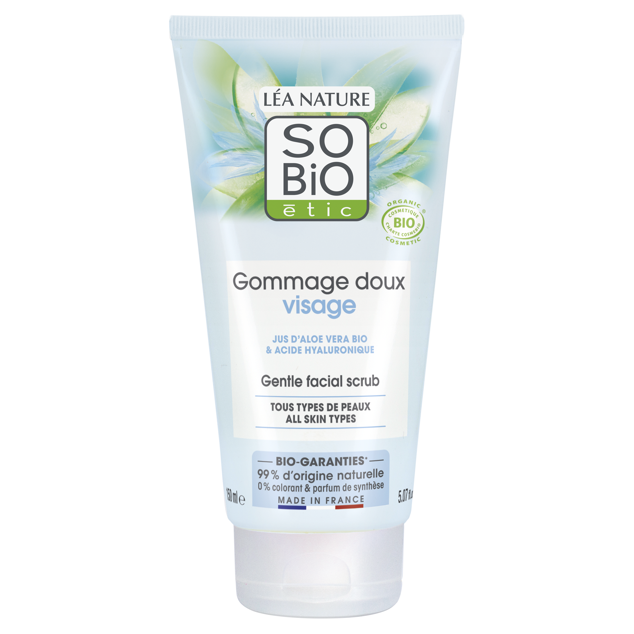 Gommage doux quotidien visage - SO BIO ETIC