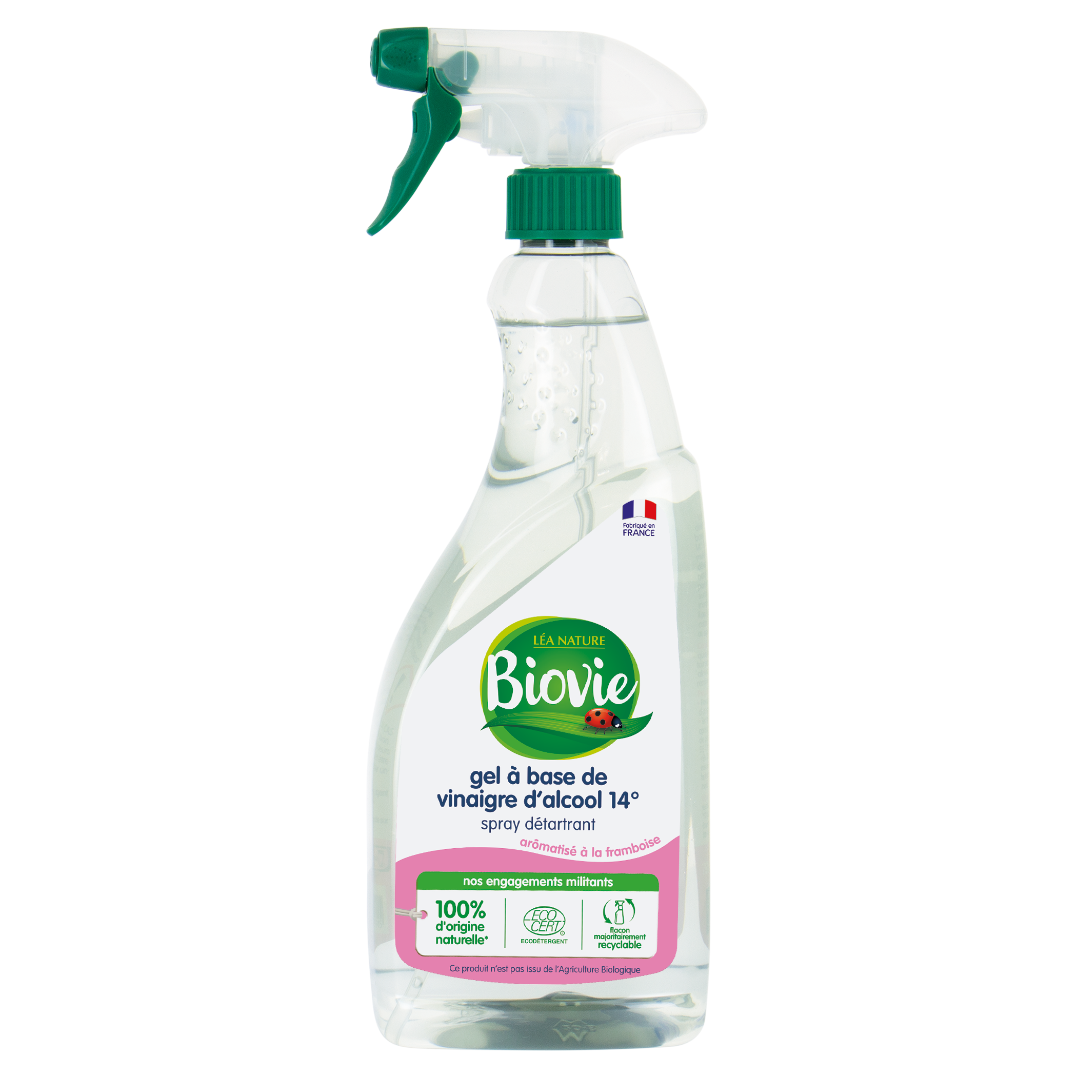 Gel détartrant vinaigre 14° - BIOVIE