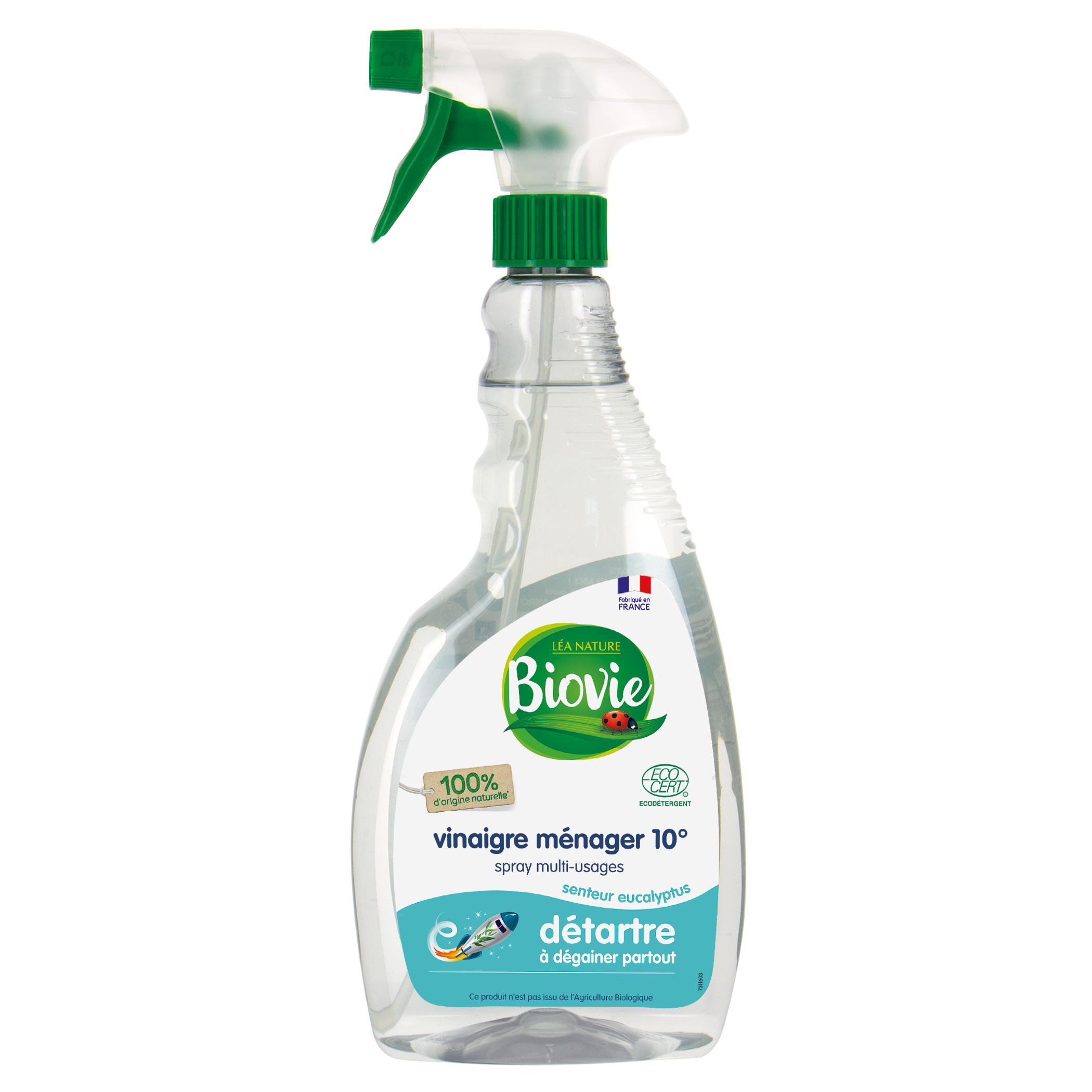 Spray vinaigre menager 10° - BIOVIE