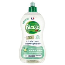 Liquide vaisselle et mains aux huiles essentielles de menthe citron bio - BIOVIE