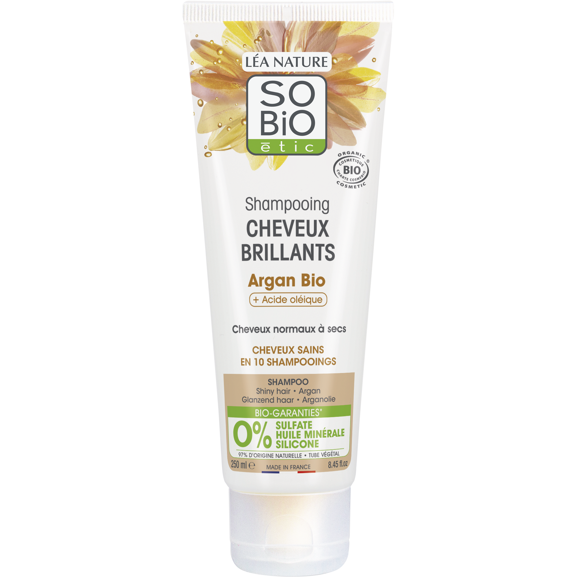 Shampooing Cheveux Brillants Argan - SO BIO ETIC