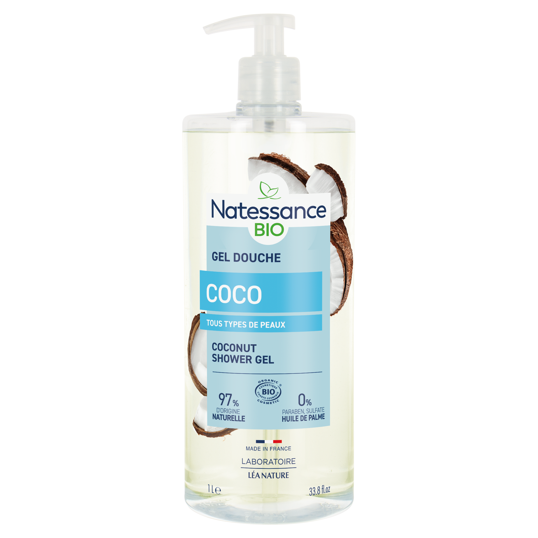 Gel douche Eau de Coco - NATESSANCE