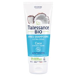 Après-shampooing Extra-doux Coco Bio et Kératine végétale - NATESSANCE