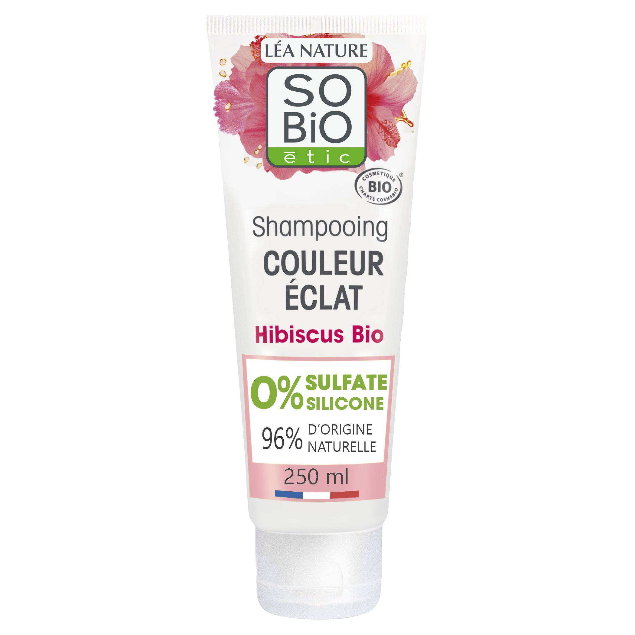 Shampooing couleur &eacute;clat Hibiscus  - SO BIO ETIC