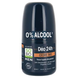 Déo Men 24h Cèdre - SO BIO ETIC