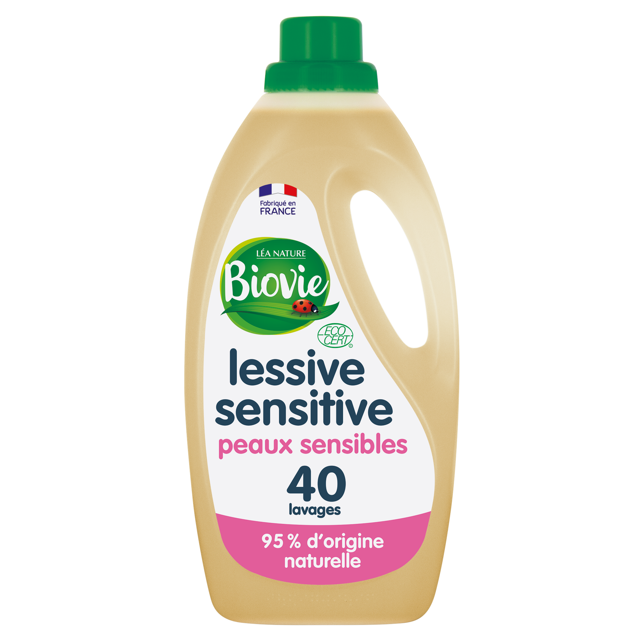 Lessive engagée 0% huile de palme 2 litres - BIOVIE