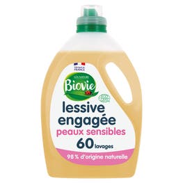 Lessive concentrée peaux sensibles 3L - BIOVIE