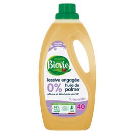 Lessive engagée 0% huile de palme 2 litres - BIOVIE