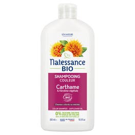 Shampooing couleur Carthame bio- 500ml - NATESSANCE