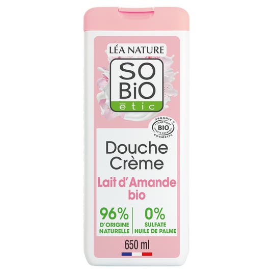 boho cosmetics Vente Douche Crème Hydratation au lait d'Amande Bio - Douches