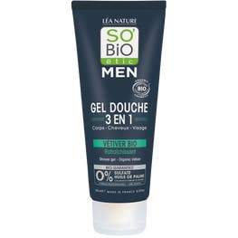 Gel Douche Vétiver Bio - SO BIO ETIC