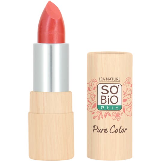 boho cosmetics Rouge à lèvres Satiné - 10 Corail lumière - So'BiO étic
