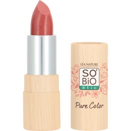 Rouge à lèvres Satiné, Pure Color - 12 Bois de rose - SO BIO ETIC