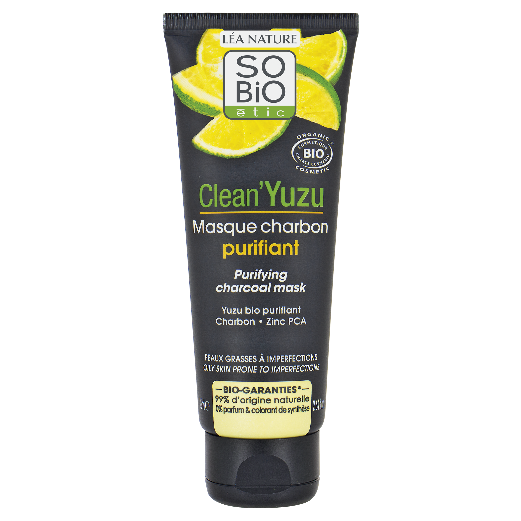 Masque Charbon purifiant - SO BIO ETIC
