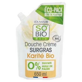 Ecopack douche crème surgras au beurre de Karité Bio - SO BIO ETIC