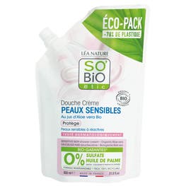 Ecopack douche crème Aloe Vera - SO BIO ETIC