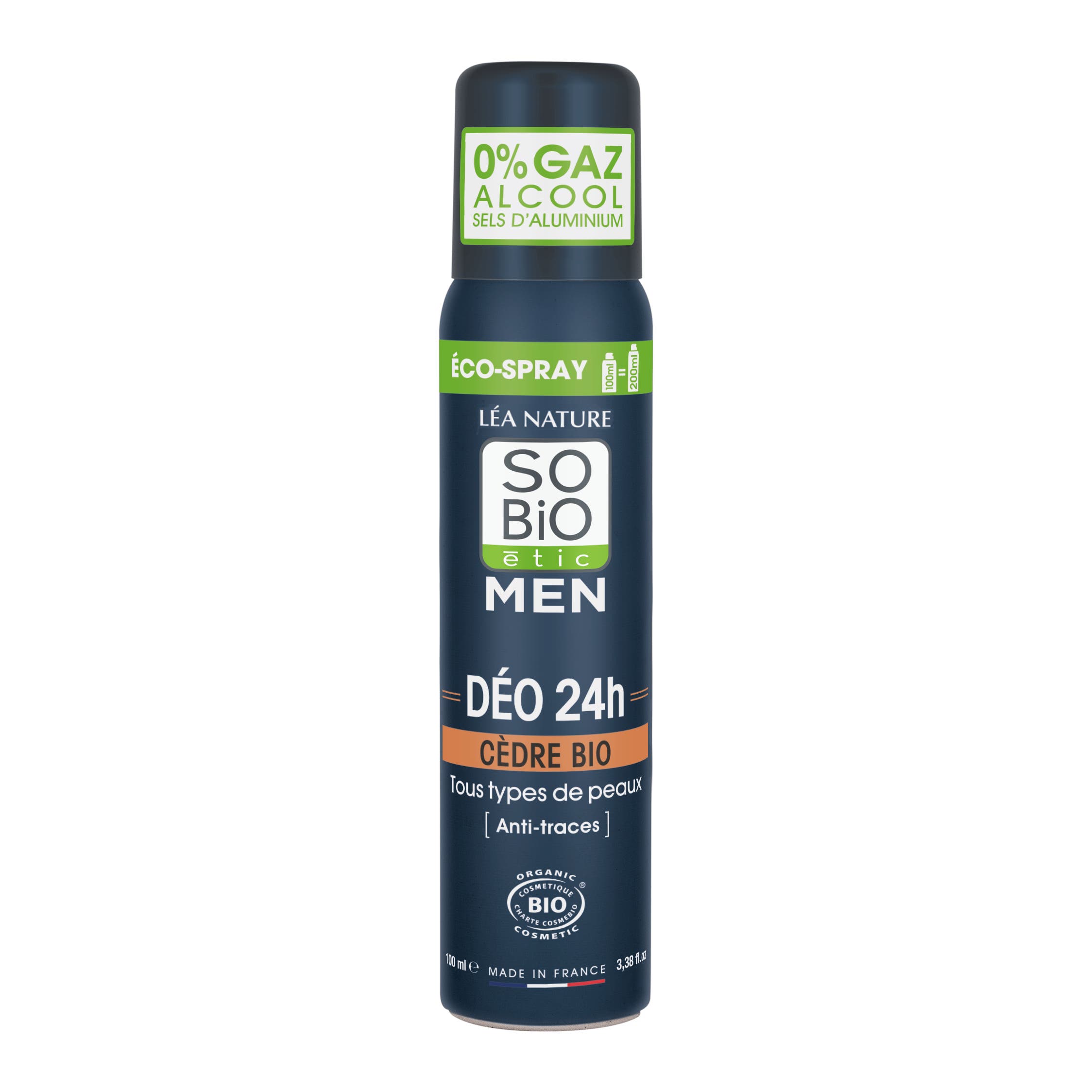 Déo 24h Cèdre bio éco-spray - SO BIO ETIC