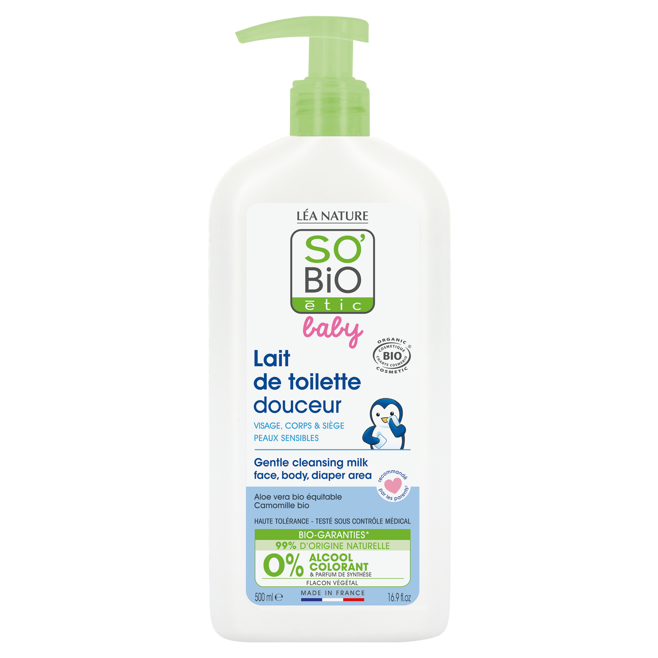 Lait de toilette douceur - SO BIO ETIC