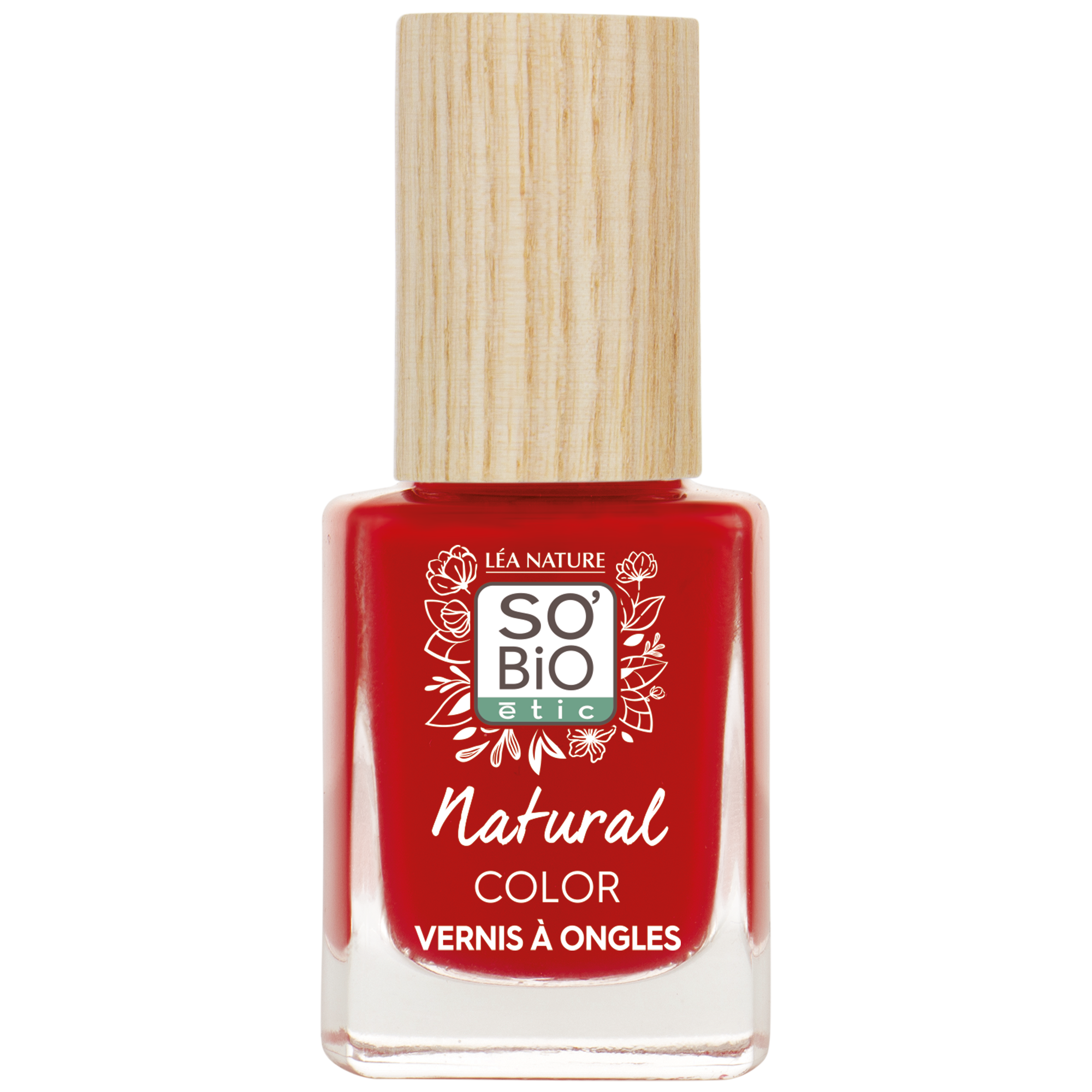 Vernis à ongles, Natural Color - 20 Rouge essentiel - SO BIO ETIC