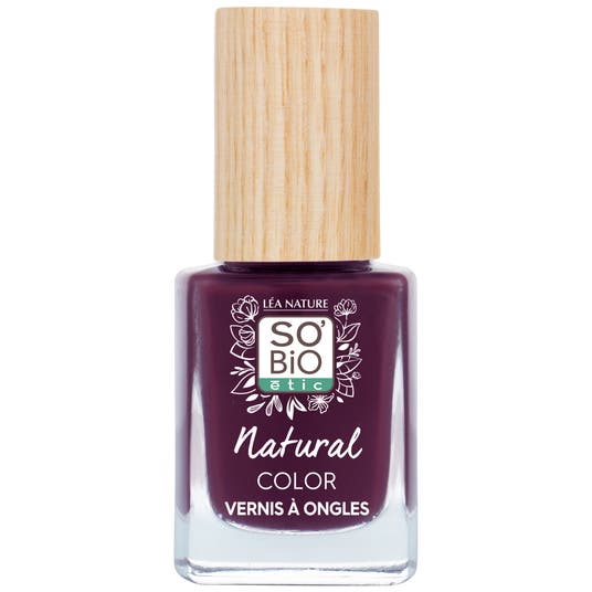 eau thermale jonzac Vernis à ongles Natural Color - 55 Prune noir