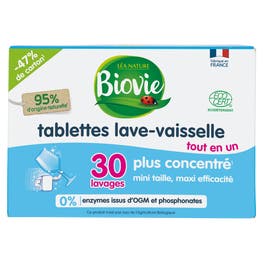 Tablettes lave-vaisselle concentrées tout en un - BIOVIE
