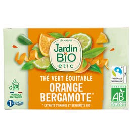 Thé vert orange bergamote - bio - JARDIN BIO