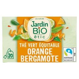 Thé vert orange bergamote - bio - JARDIN BIO