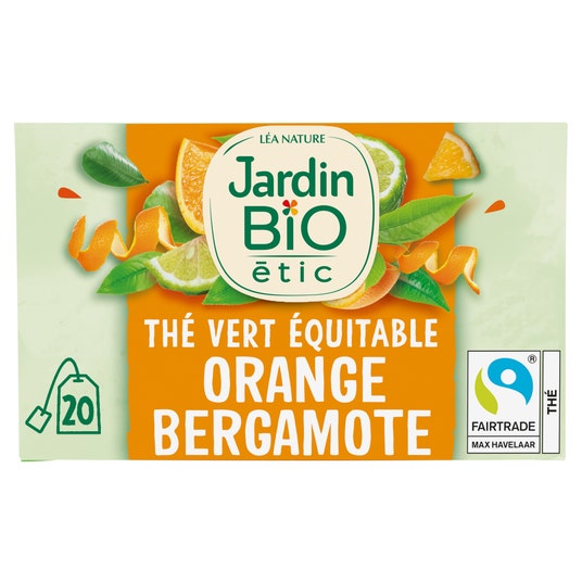 eau thermale jonzac Thé vert orange bergamote - bio
