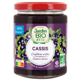 Confiture extra Cassis - bio - JARDIN BIO