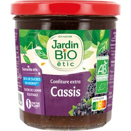 Confiture extra Cassis - bio - JARDIN BIO