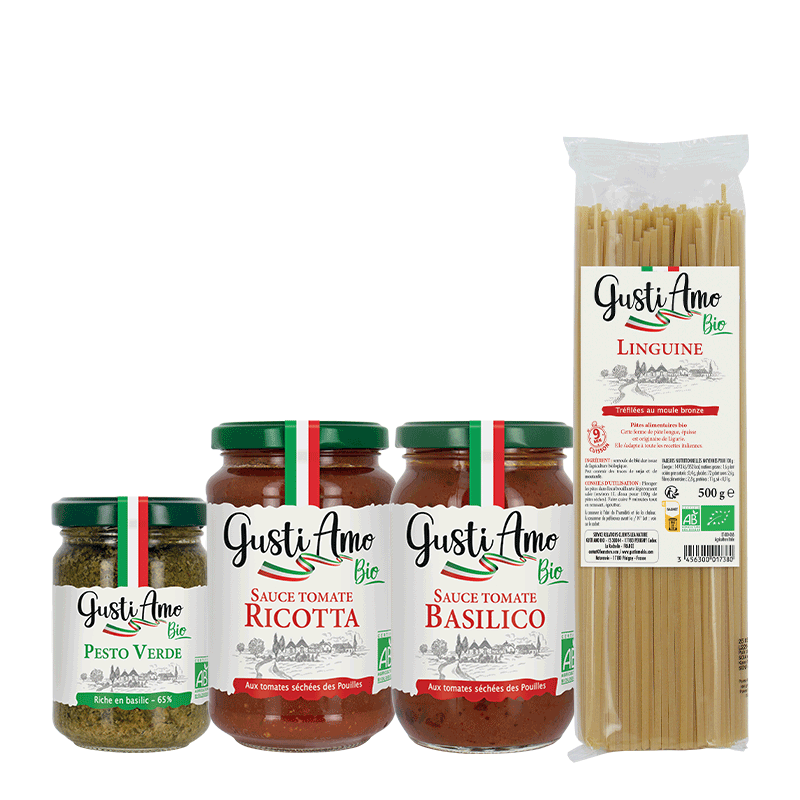 Kit Découverte Pâtes - GUSTI AMO BIO