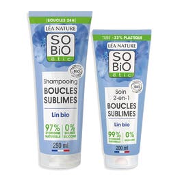 Routine Lin bio - Boucles sublimes - SO BIO ETIC