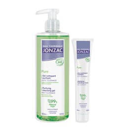 La routine Pure : Soin + Gel - EAU THERMALE JONZAC