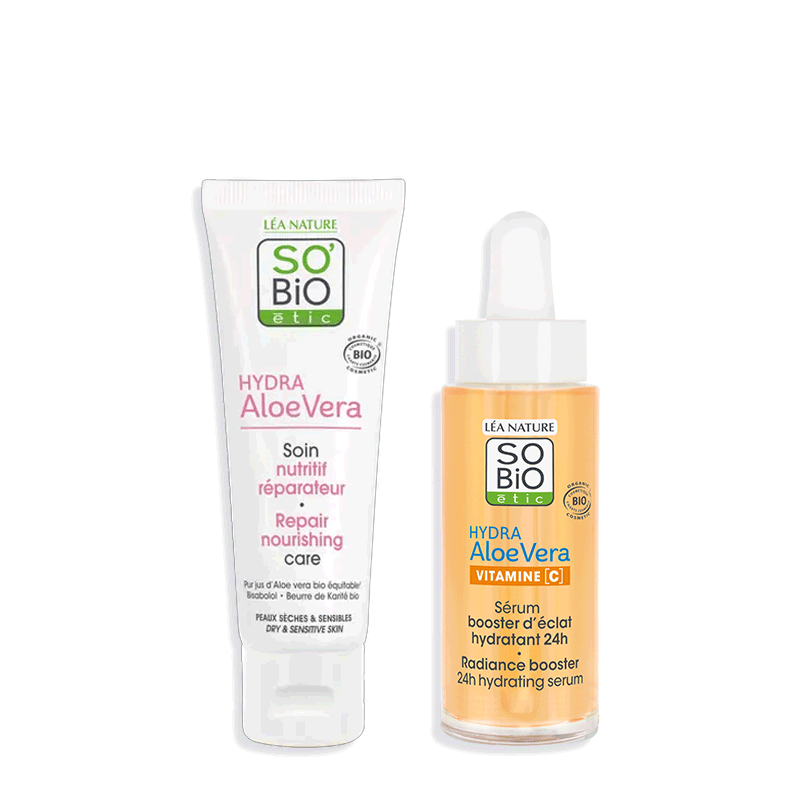 Routine Peaux très sèches Hydra Aloe Vera - SO BIO ETIC