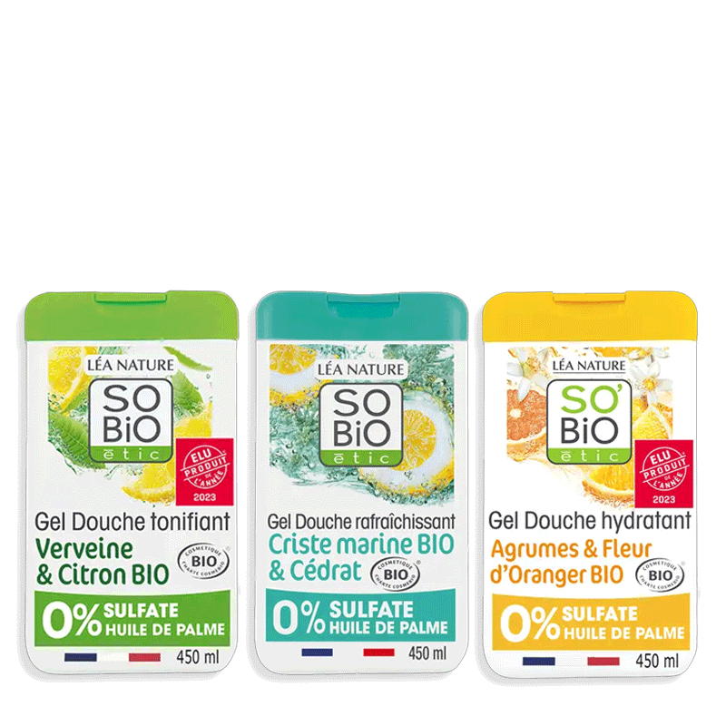 Kit 3 Gels Douche - SO BIO ETIC