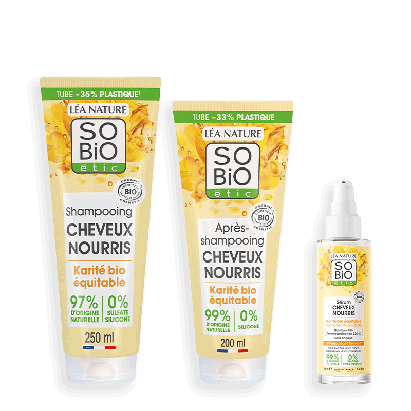 Routine cheveux nourris au karité bio - SO BIO ETIC