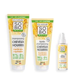 Routine cheveux nourris au karité bio - SO BIO ETIC