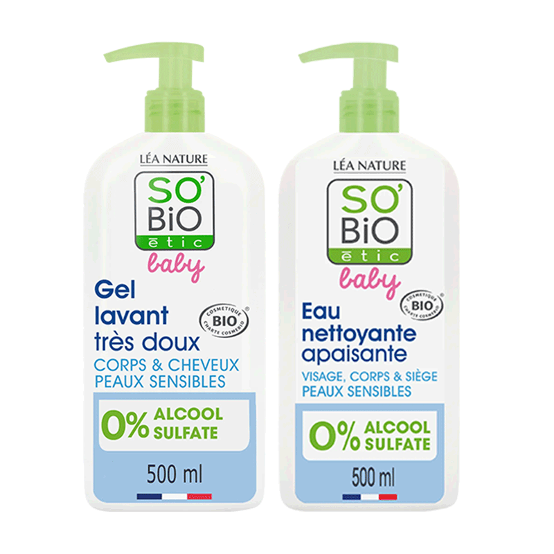 Duo Nettoyant bébé - SO BIO ETIC