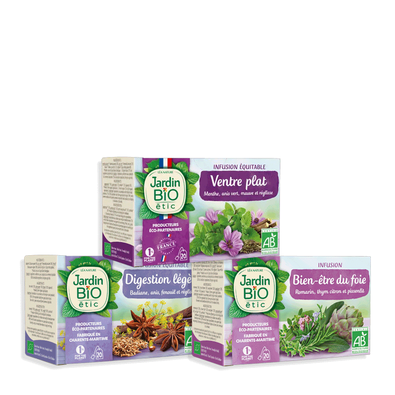 Trio Infusions Bien-Être - JARDIN BIO