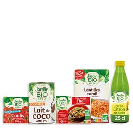 Dahl de lentilles corail et pois chiches – Recette « Réconfort » - JARDIN BIO