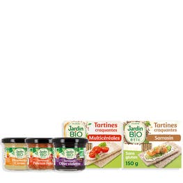 Tartines craquantes apéro – Recette « Convivialité » - JARDIN BIO