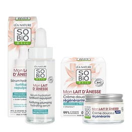 Duo sérum et crème NUIT hydratante, Mon Lait d'Ânesse  - SO BIO ETIC