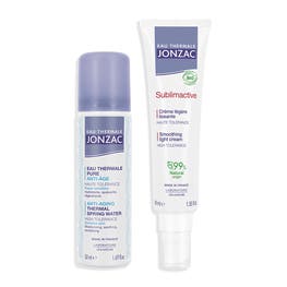DUO Crème légère + Spray thermal - EAU THERMALE JONZAC