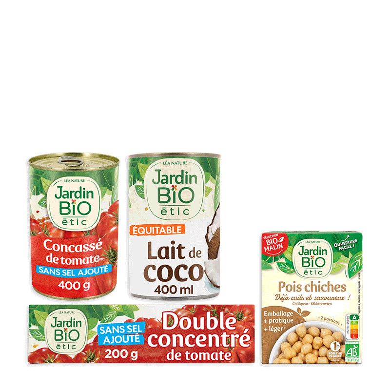 Recette bio de curry de pois chiches - JARDIN BIO